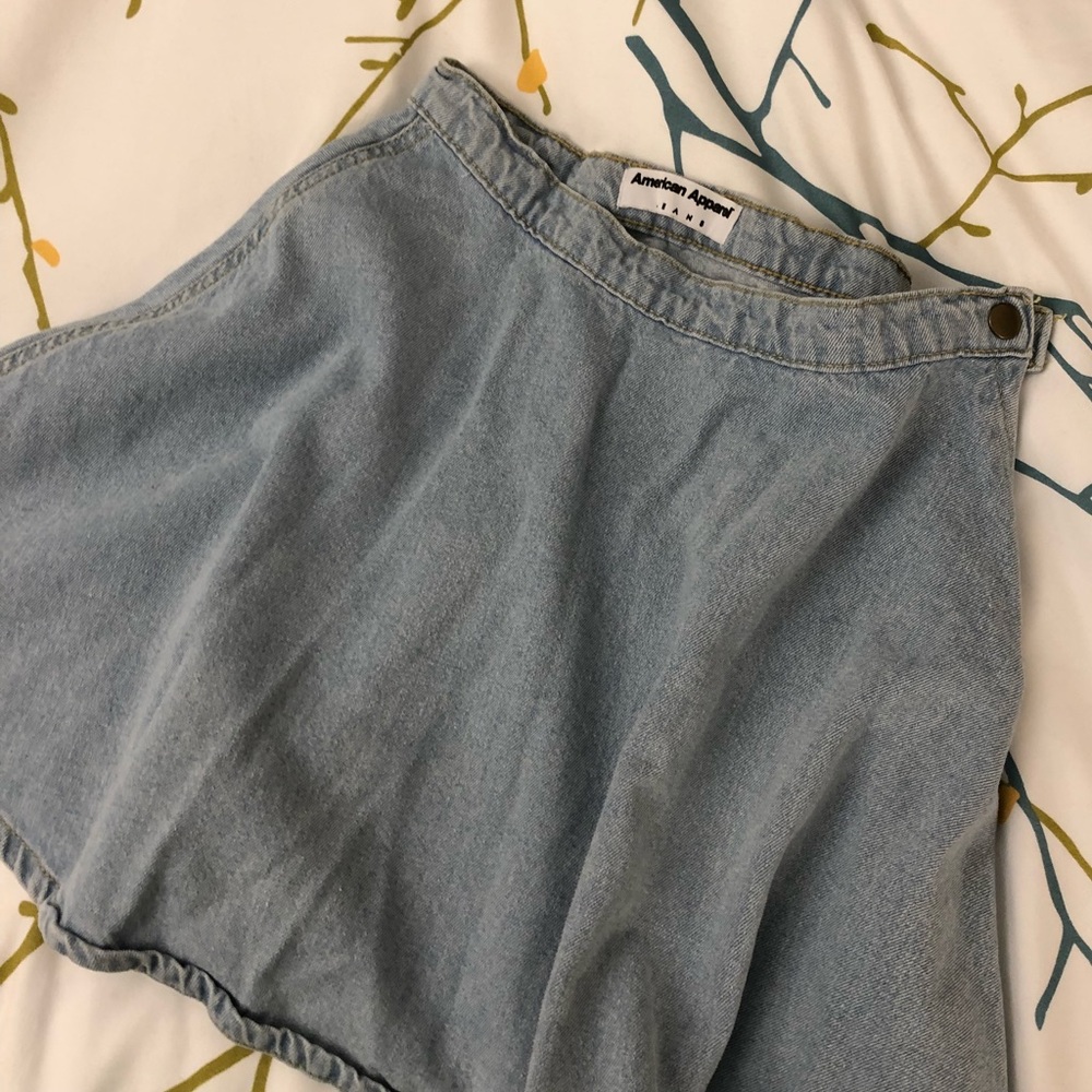 American Apparel Denim Circle Skirt